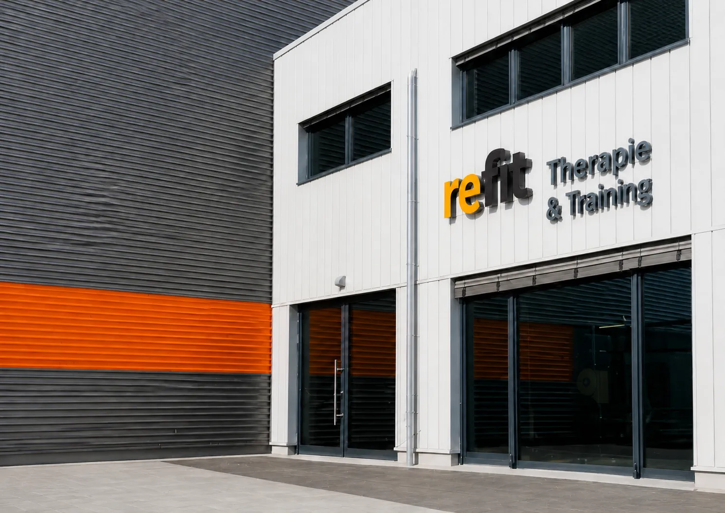 Außenansicht der refit Physiotherapie und Trainingspraxis in Jena